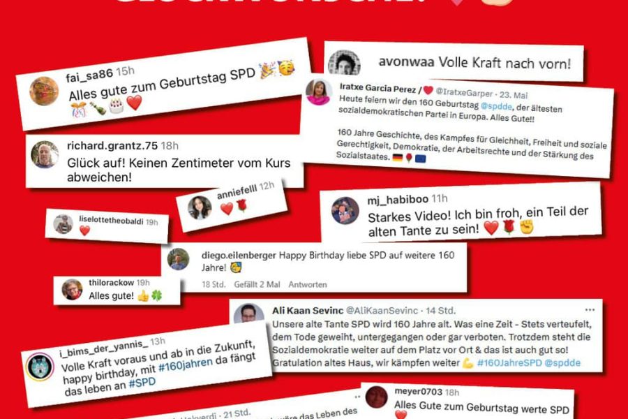 Wir sagen Danke für eure vielen Glückwünsche zum Geburtstag › SPD Heinsberg